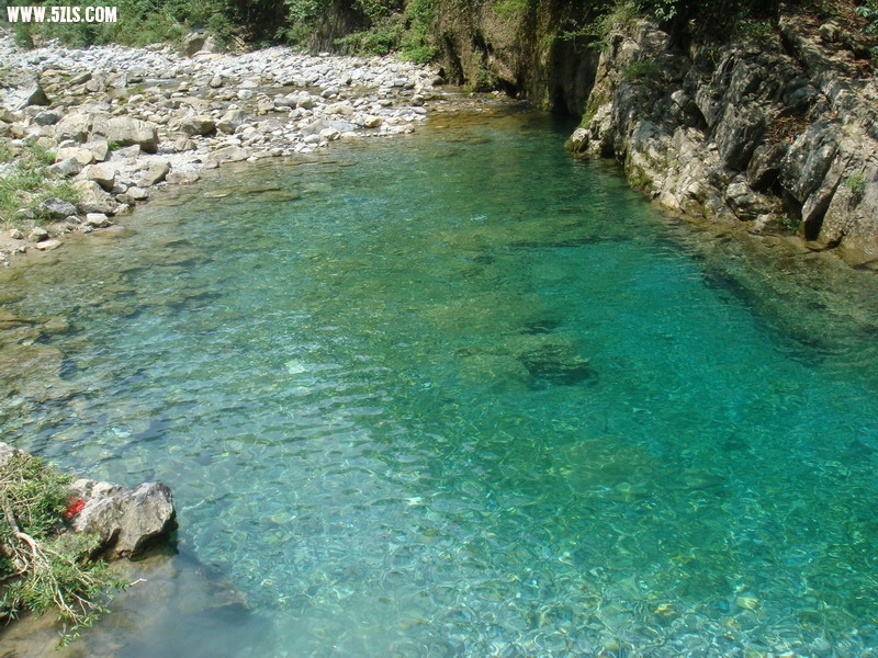 水清澈见